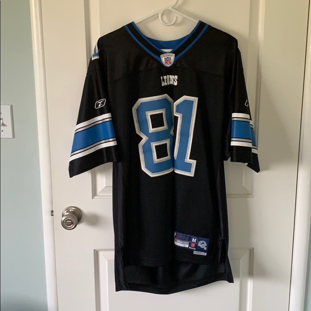 2007-2008 Lions Authentic Calvin Johnson Jersey